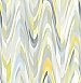 Aurora Yellow Geometric Wave Wallpaper