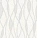 Gyro Light Grey Swirl Geometric Wallpaper