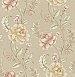 Ellie Beige Floral Wallpaper