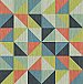 Puzzle Blue Geometric Wallpaper