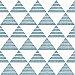 Summit Turquoise Triangle Wallpaper