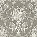 Winsome Grey Floral Damask Wallpaper