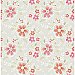 Chloe Peach Floral Wallpaper