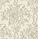 Potala Cream Fleur de Lis Ogee Wallpaper