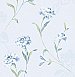 Caserta Blue Floral Wallpaper