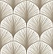 Dusk Taupe Frond Wallpaper