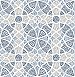 Zazen Blue Geometric Wallpaper