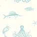 Ventura Aqua Sea Creature Wallpaper
