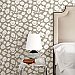 Astrid Taupe Floral Wallpaper