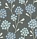 Graphite Scandi Flora Wallpaper