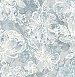 Allure Blue Floral Wallpaper