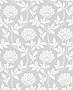 Ogilvy Silver Floral Wallpaper