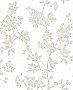 Parry Light Grey Floral Wallpaper
