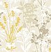 Conant Light Yellow Wild Flowers Wallpaper