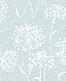 Garvey Light Blue Dandelion Wallpaper