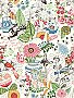 Whimsy Multicolor Fauna Wallpaper