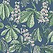 Chestnut Blossom Slate Floral Wallpaper