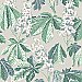 Chestnut Blossom Grey Floral Wallpaper