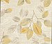 Dorado Beige Leaf Toss Wallpaper