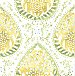 Alistair Yellow Medallion Wallpaper