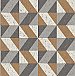 Cerium Copper Concrete Geometric Wallpaper