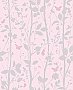 Dazzle Meadow Pink Butterfly Wallpaper