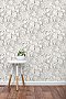 Dacre White Floral Wallpaper