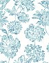 Folia Blue Floral Wallpaper