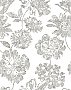 Folia Taupe Floral Wallpaper