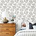 Folia Taupe Floral Wallpaper