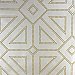 Voltaire Ivory Beaded Geometric Wallpaper