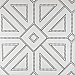 Voltaire Off-White Beaded Geometric Wallpaper