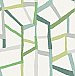 Tate Green Geometric Linen Wallpaper