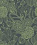 Alannah Green Botanical Wallpaper