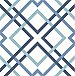 Saltire Blue Geometric Wallpaper