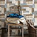 Knock on Wood Multicolor Distressed Wallpaper