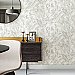 Titania Silver Marble Texture Wallpaper