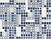 Bantry Blue Geometric Wallpaper