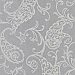 Monireh Silver Fish Paisley Wallpaper