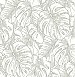 Balboa Silver Botanical Wallpaper