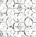 Augustine Black Distressed Geometric Wallpaper
