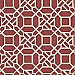 Adlington Maroon Geometric Wallpaper