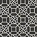 Adlington Black Geometric Wallpaper