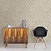 Bowery Taupe Ogee Wallpaper