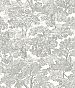 Spinney Grey Toile Wallpaper