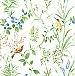 Imperial Garden Multicolor Botanical Wallpaper