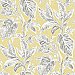 Mangrove Yellow Botanical Wallpaper