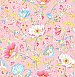 Leizu Pink Chinese Garden Wallpaper