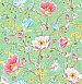 Leizu Mint Chinese Garden Wallpaper