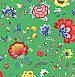 Epona Green Floral Fantasy Wallpaper